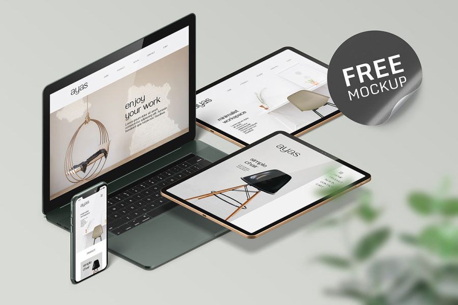 Responsive Screen Device Mockup