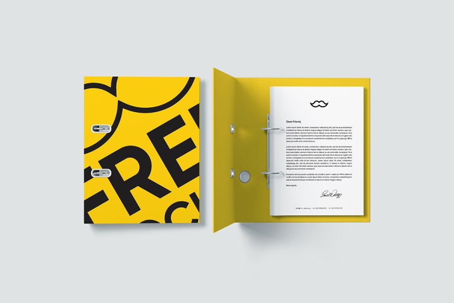 Free Folder Mockup PSD