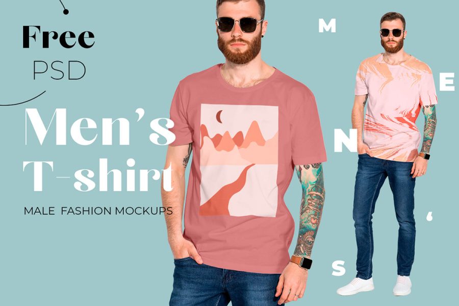 Free Men’s T-Shirt Mockup