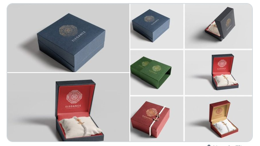 Jewelry Packaging Box Mockups