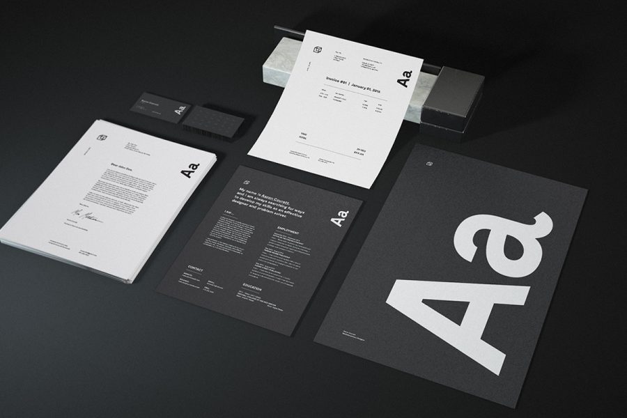 Free Stationery Mockup