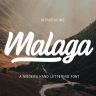 Malaga Modern Script Free Typeface
