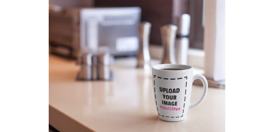 Mug on Kitchen Counter Mockup Generator