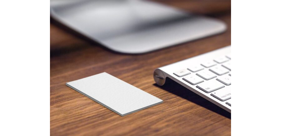 Vertical Business Card Mockup Generator