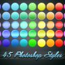 45 caramel styles ستايل فوتوشوب