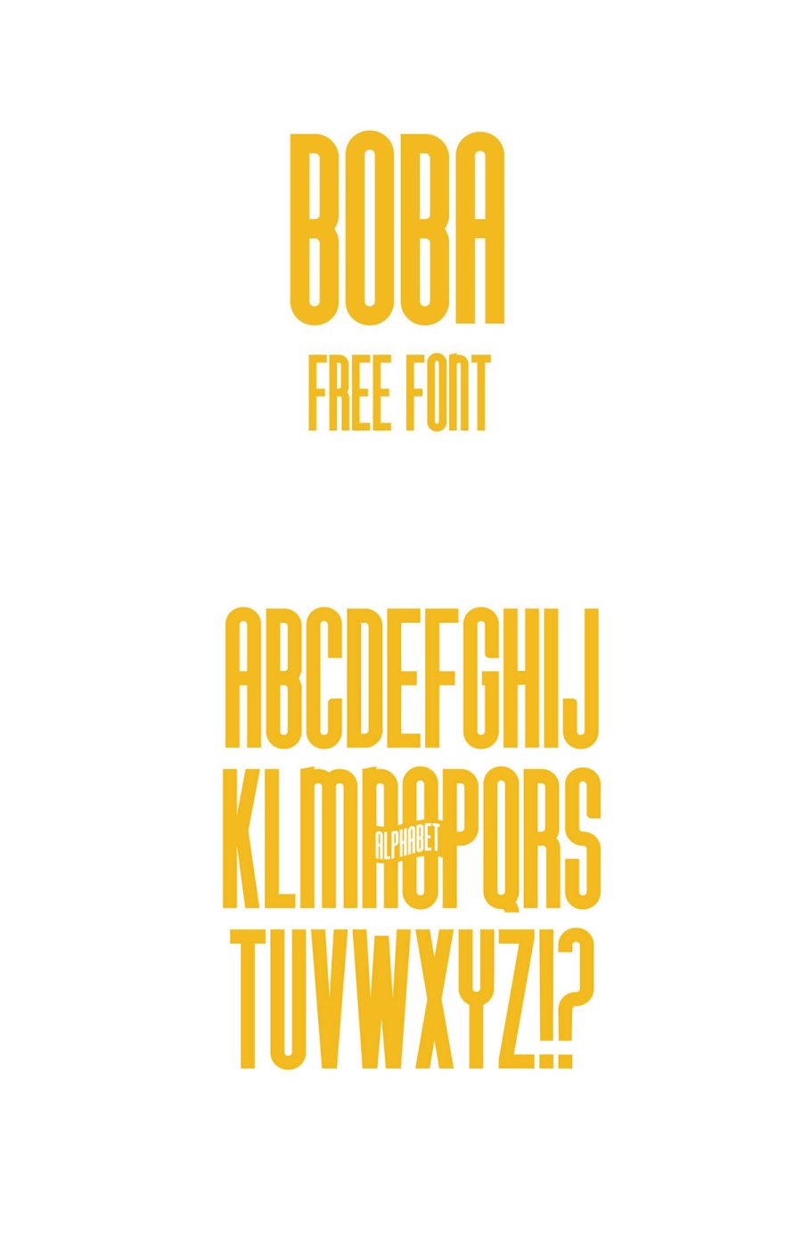 Boba Free Font