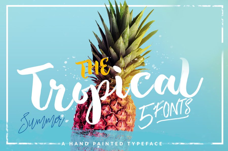 Tropical Brush Script Free Demo