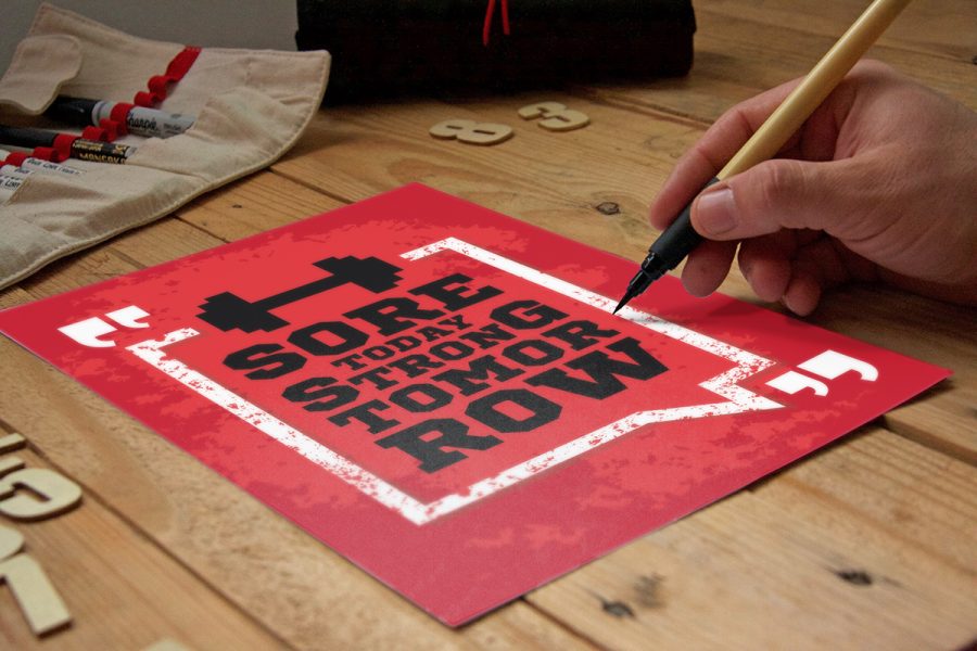 Free Handcraft Poster Mockup