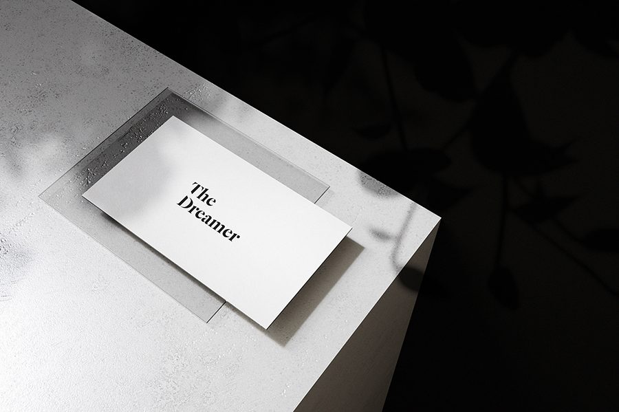Fancy Business-Card Mockup 4
