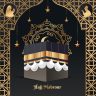 Realistic islamic pilgrimage Free Vector