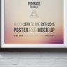 نموذج فريم مع بوستر – Frame Mockup with Poster