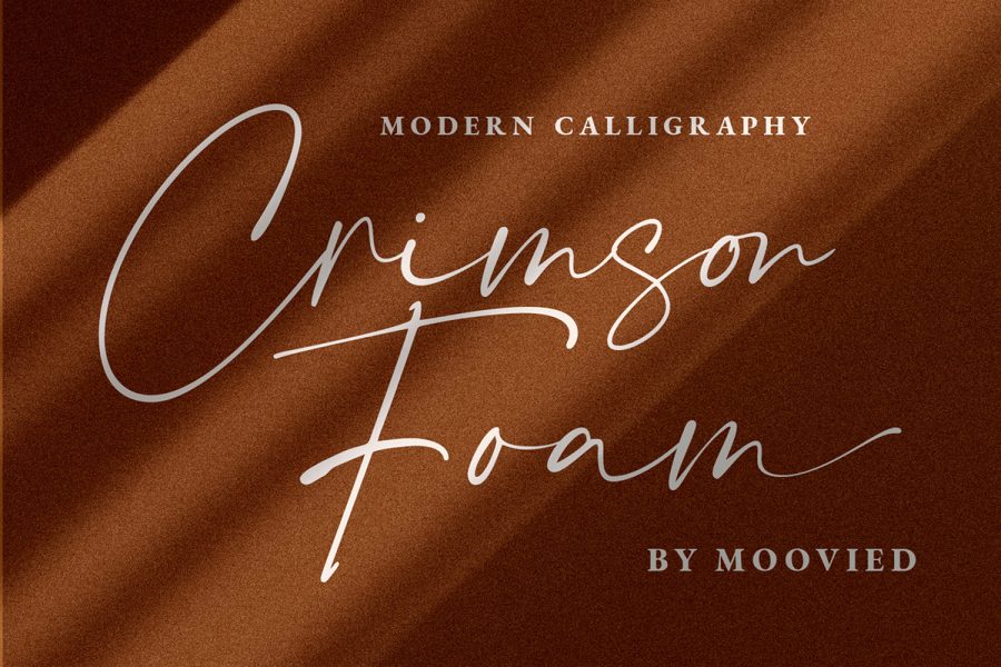 Crimson Foam Stylish Font