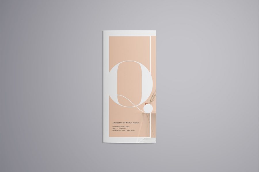 Advanced Trifold Brochure Mockup
