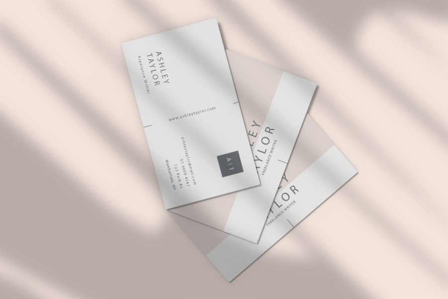 Free Business Card Mockup