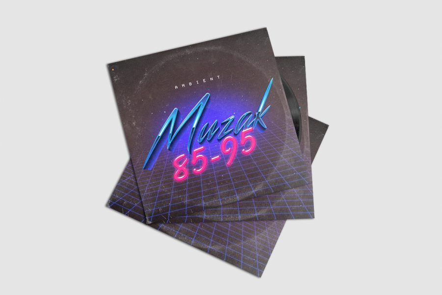 Vinyl Record PSD Mockup